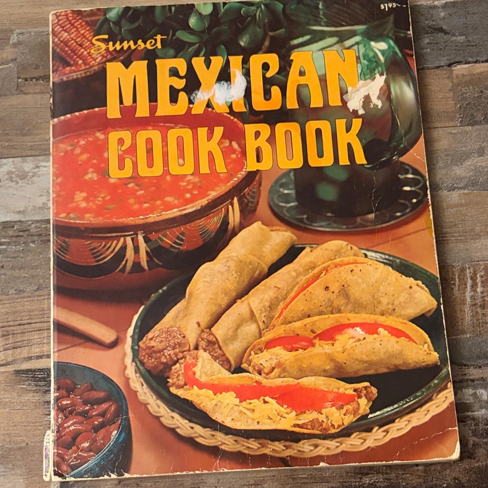 Sunset Mexican Cook Book - Vibrant Yellow Cover